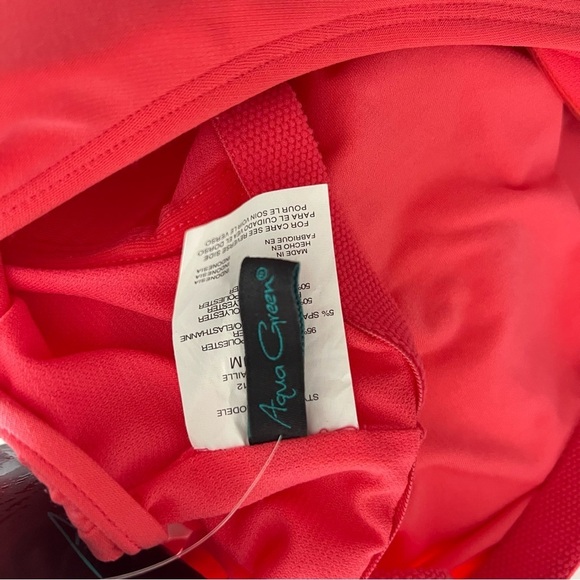 2/$15 AquaGreen Vibrant Pink Swim Camisole Tankini Top – Size Medium – NWT - Picture 9 of 9